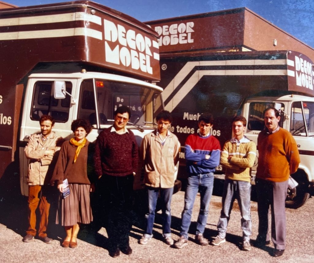 Equipe Decormobel année 1980.